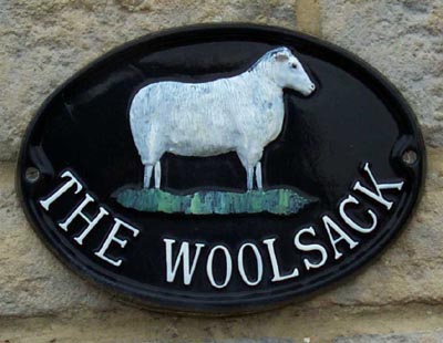 Woolsack Nameplate